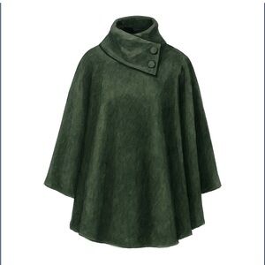 J. Peterman Killarney Wool Poncho Women’s (Unopened)